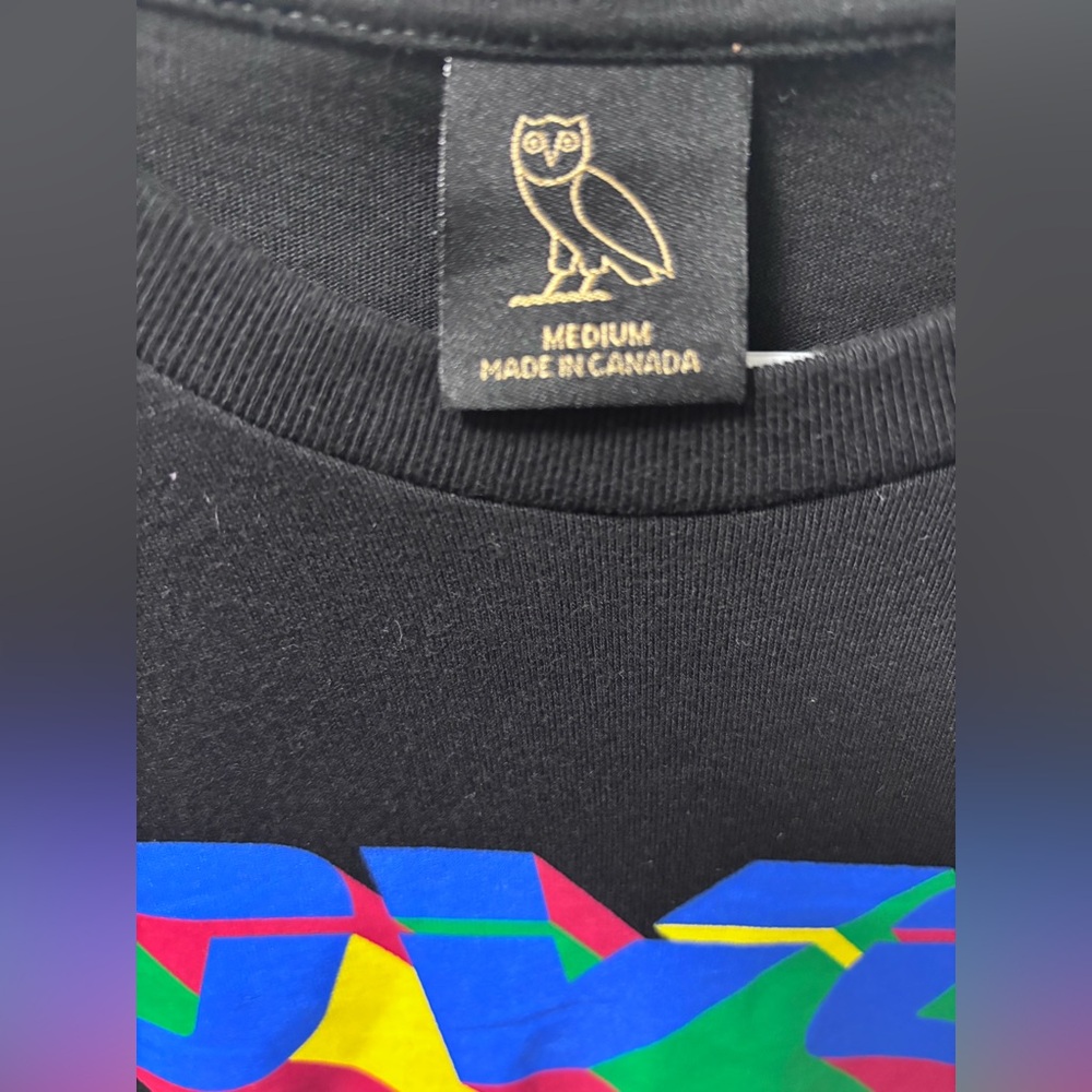 OVO Men's Black Long Sleeve with Colorful Graphic - Picture 3 of 5